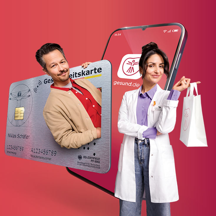 Bild - Werbebild zur Gesundheitskarte